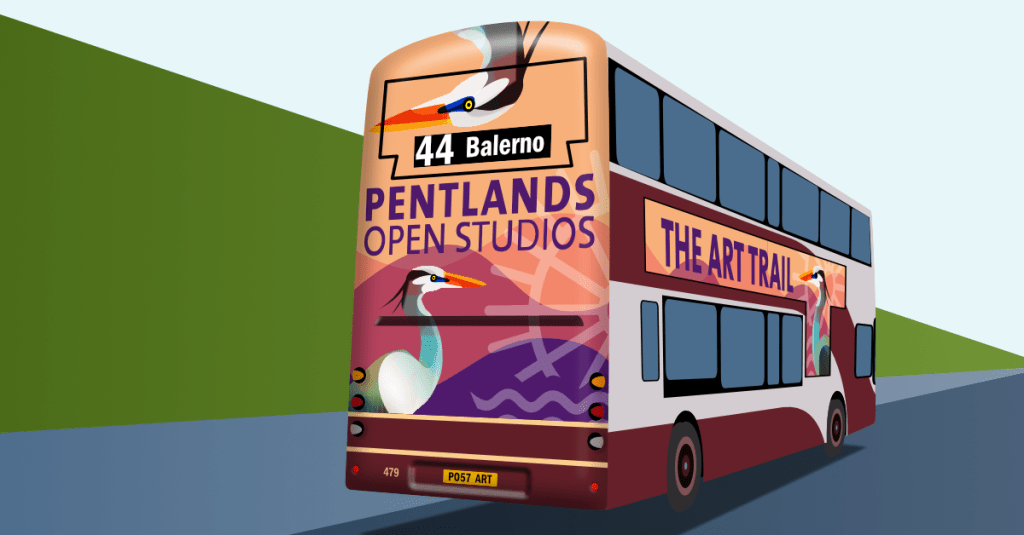 Lotian bus with POSt wrap